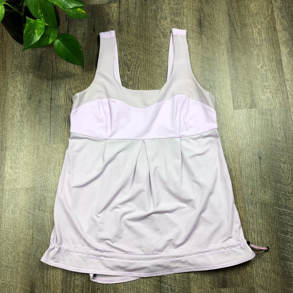 lululemon Run Tank Purple Lilac Size 8